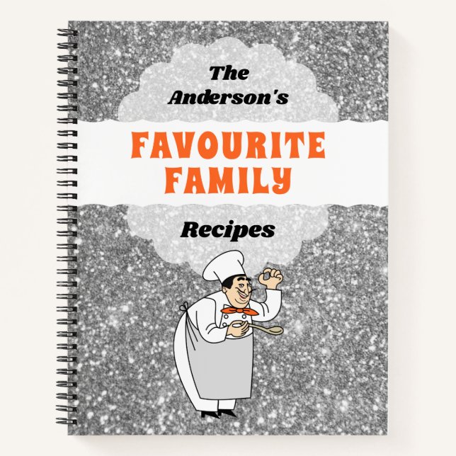 Familienrezeptbuch Notizbuch (Vorderseite)