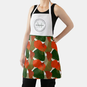 Familienrezepte Monogramm Abstrakt Weihnachten Schürze