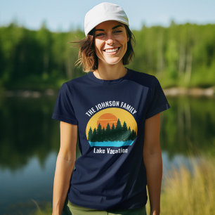 Familienseeausflug Süße benutzerdefinierte Sonnenu T-Shirt