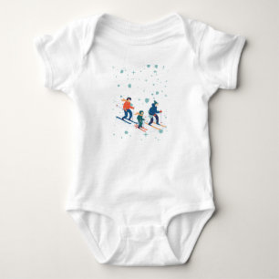 Familienski Adventure Baby Bodysuit. Strampler