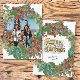 Familienskript Urlaub Weihnachten Weihnachtskarte