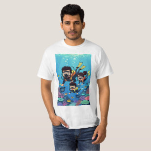 Familienspaß beim Tauchen T-Shirt