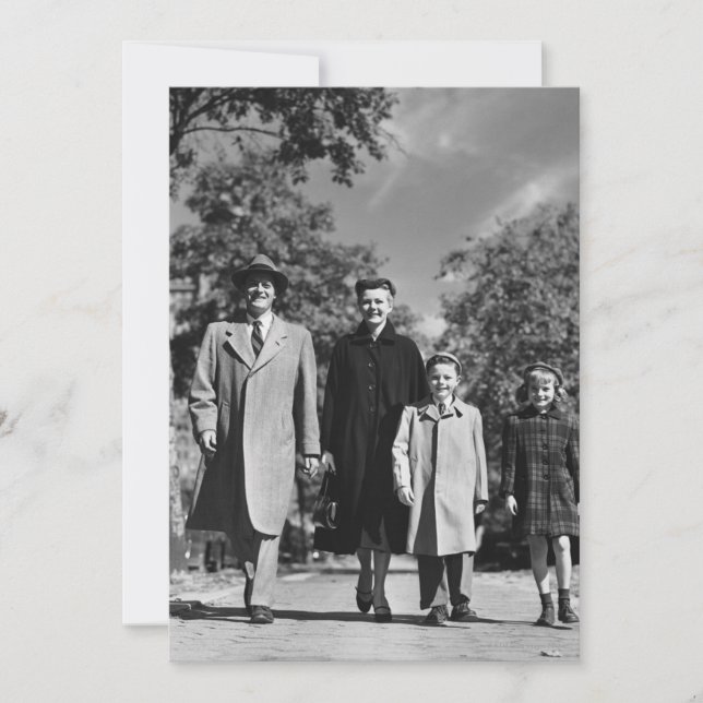 Familienspaziergang (Vorderseite)