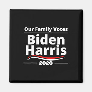 Familienstimmen Biden Harris - Unterstützendes Hau Magnet