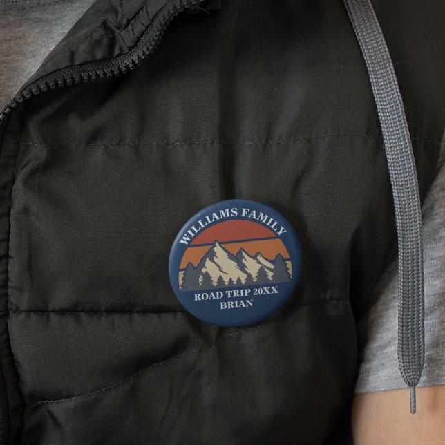 Familienstreit Vacacation Mountains Custom Wieders Button (Von Creator hochgeladen)