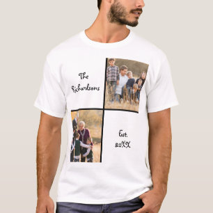 Familienthema Fotocollage T-Shirt