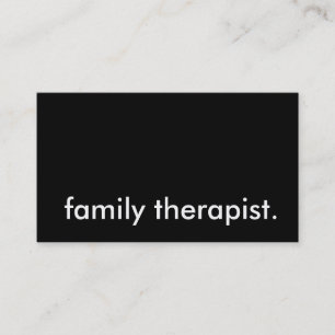 Familientherapeut Visitenkarte