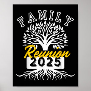 Familientreffen 2025 Meeting-Gruppe Vintage besuch Poster