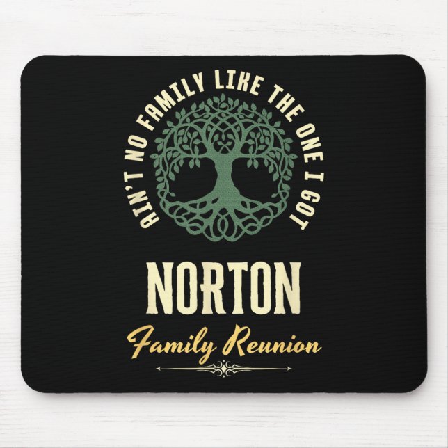 Familientreffen 2025 passendes Design - Norton  Mousepad (Vorne)