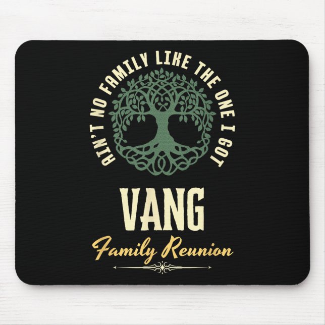 Familientreffen 2025 passendes Design - Vang Mousepad (Vorne)