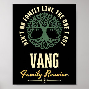 Familientreffen 2025 passendes Design - Vang Poster