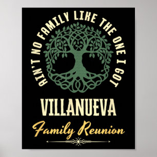 Familientreffen 2025 passendes Design - Villanueva Poster