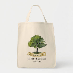 Familientreffen Baum Botanisch Custom Tragetasche