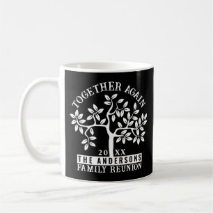 Familientreffen Baum, Name und Datum Kaffeetasse