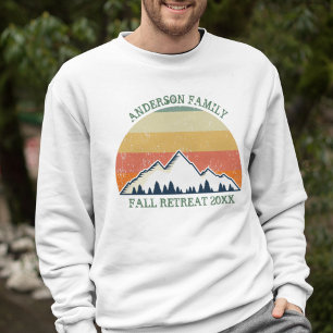 Familientreffen Benutzerdefinierte Herbst-Rückzug Sweatshirt