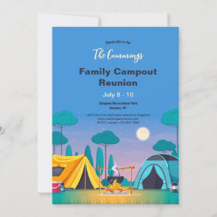 Familientreffen Camping Einladung