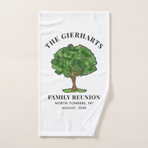 Familientreffen Genealogie Baum Cousins Treffen Handtuch