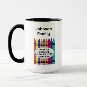 Familientreffen Große Farb-Mug Tasse