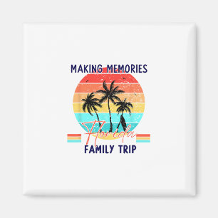 Familientreffen Gruppe Orlando Florida Retro Vinta Magnet