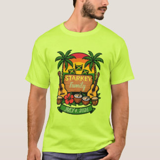 Familientreffen jamaikanische Atmosphäre T-Shirt