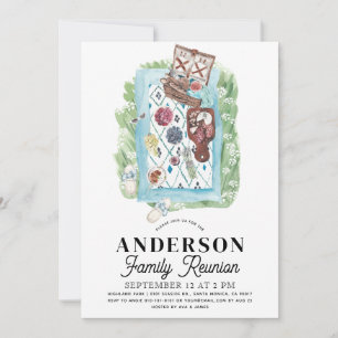 Familientreffen Picknick Aquarell-Einladung Einladung