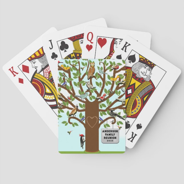 Familientreffen Spielkarten (Rückseite)