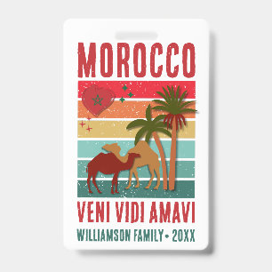 Familientreffen Urlaub Marokko Reise Gruppe Ausweis