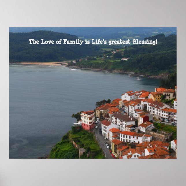 Familientributes-Liebe ist die bestste des Lebens Poster (Vorne)