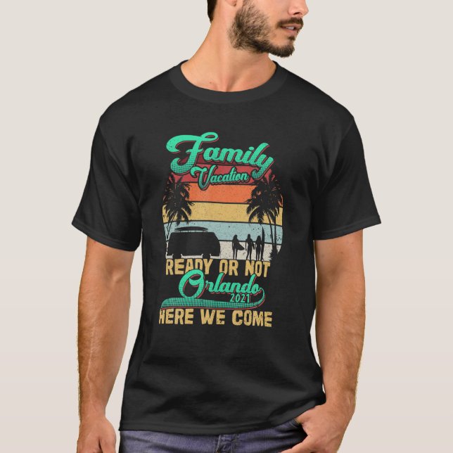 Familienurlaub 2021 Orlando Florida Road Trip Bea T-Shirt (Vorderseite)