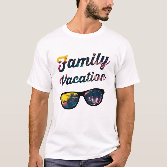 Familienurlaub 2021 Sommer Matching Beach Vacay M T-Shirt (Vorderseite)