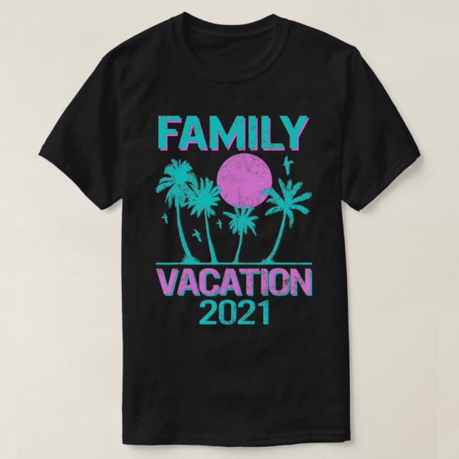 Familienurlaub 2021 Sommer Matching Beach Vacay m T-Shirt (Design vorne)
