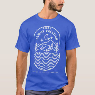 Familienurlaub 2022 Camping See Nacht Sternengucke T-Shirt