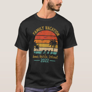Familienurlaub 2022 Vintag Florida Anna Maria ist T-Shirt