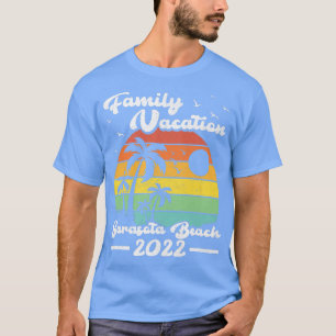 Familienurlaub 2022 Vintag Florida Sarasota Beac T-Shirt
