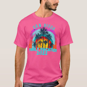 Familienurlaub 2022 Vintag San Diego Kalifornien T-Shirt