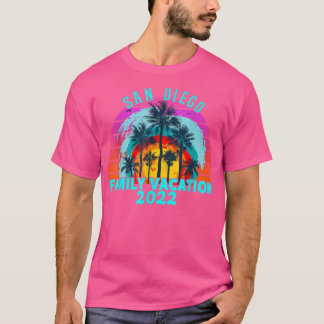 Familienurlaub 2022 Vintage San Diego Kalifornien T-Shirt