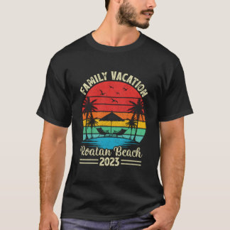 Familienurlaub 2023 Honduras Roatan Beach T-Shirt