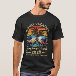 Familienurlaub 2023 Puerto Rico San Juan Strand T-Shirt