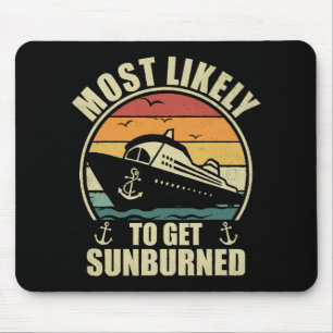 Familienurlaub 2024 wird am ehesten Sonnenbrand ve Mousepad