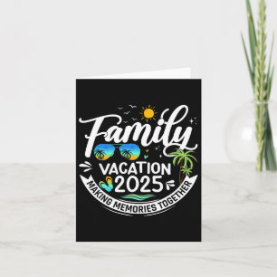 Familienurlaub 2025 Beach Matching Family Sommer Karte