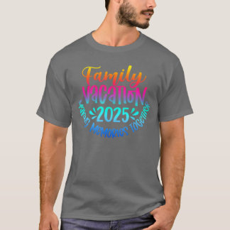 Familienurlaub 2025 Beach Matching Family Sommer T-Shirt