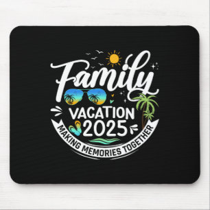Familienurlaub 2025 Beach Matching Sommerurlaub Mousepad