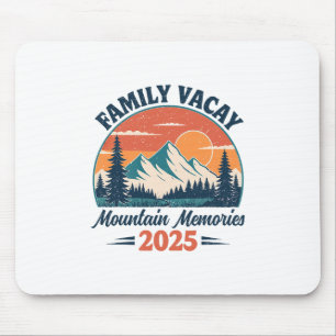 Familienurlaub 2025 Bergtrip Erinnerungen Matchi Mousepad