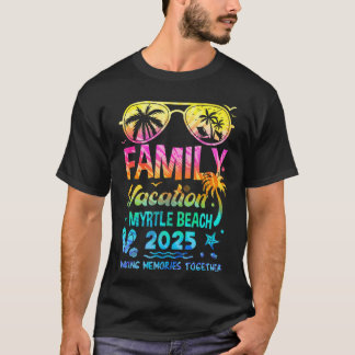 Familienurlaub 2025 Myrtle Beach Matching Memorie T-Shirt