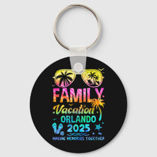 Familienurlaub 2025 Orlando Matching Erinnerungen Schlüsselanhänger