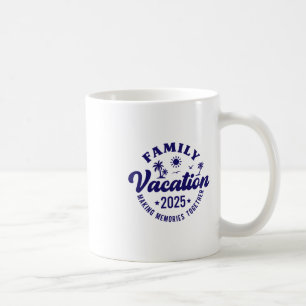 Familienurlaub 2025 passende Familienzusammenkunft Kaffeetasse