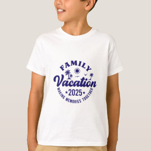 Familienurlaub 2025 passende Familienzusammenkunft T-Shirt