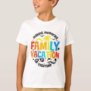 Familienurlaub 2025 Strand passende Familie Sommer T-Shirt