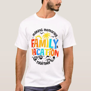 Familienurlaub 2025 Strand passende Familie Sommer T-Shirt