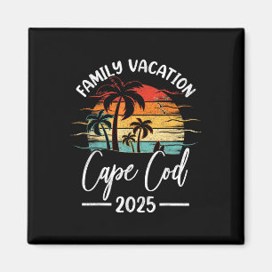 Familienurlaub 2025 Vintage Machusetts Cape Cod B Magnet